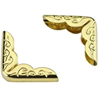 100 Piezas De Esquina De Metal Protector para El álbum Notebook Tono Scrapbooking Menús Carpetas Agenda